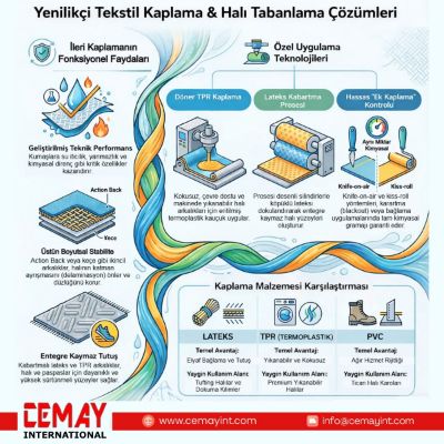 Yenilikçi Tekstil Kaplama ve Halı Sırtı Çözümleri: Lateks, TPR, PVC